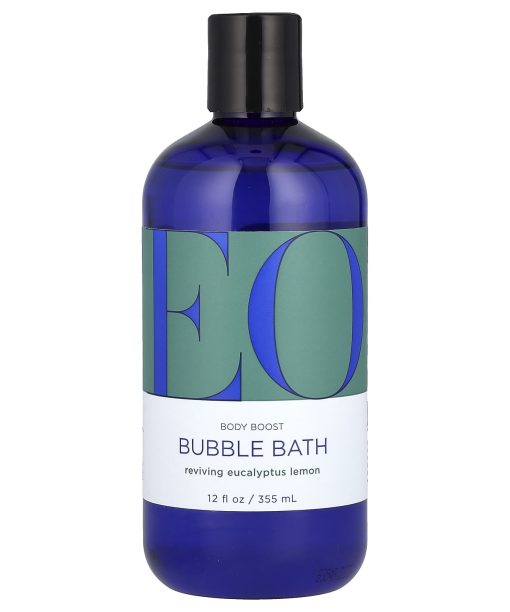 EO Products, Body Boost Bubble Bath, Reviving Eucalyptus Lemon, 12 fl oz (355 ml)
