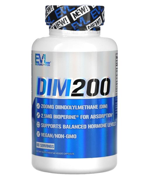EVLution Nutrition, DIM 200, 200 mg, 60 Veggie Capsules