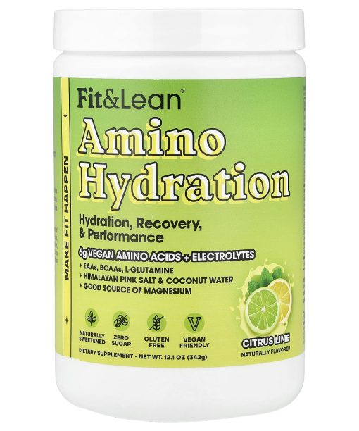 Fit & Lean, Amino Hydration, Citrus Lime, 12.1 oc (342 g)
