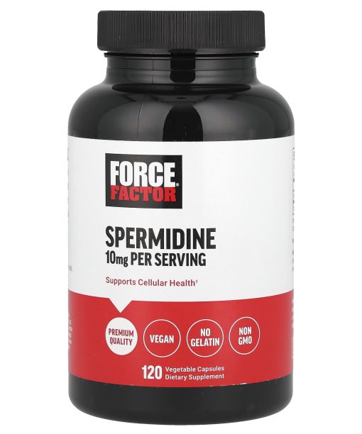 Force Factor, Spermidine, 120 Vegetable Capsules (5 mg per Capsule)