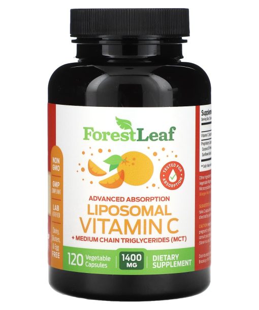 Forest Leaf, Liposomal Vitamin C, 120 Vegetable Capsules
