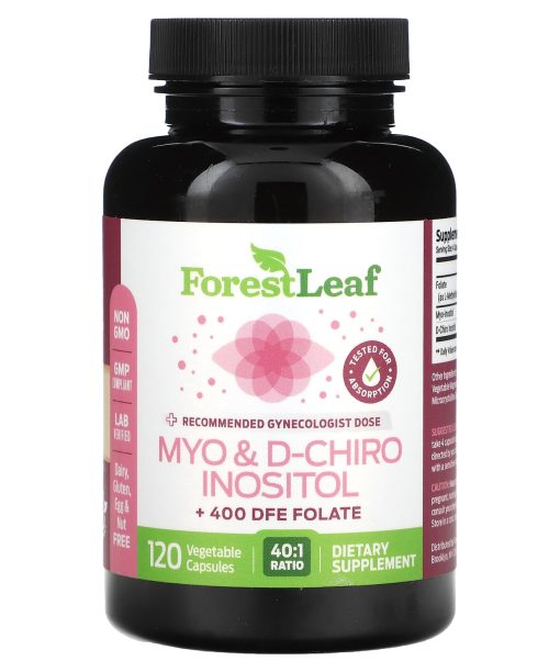 Forest Leaf, Myo & D-Chiro Inositol, 120 Vegetable Capsules