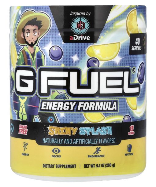 G FUEL, Energy Formula, Shiny Splash, 9.9 oz (280 g)