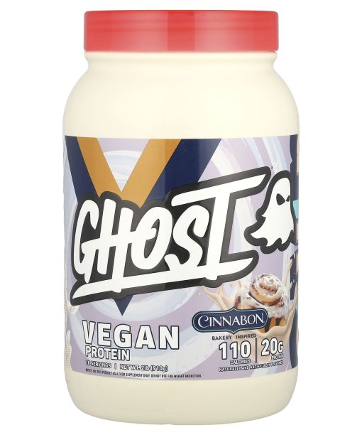 Ghost, Vegan Protein, Cinnabon®, 2 lb (910 g)