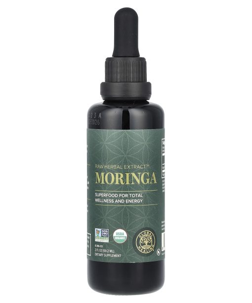 Global Healing, Raw Herbal Extract, Moringa, 2 fl oz (59.2 ml)
