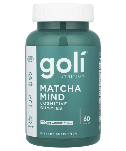 Goli Nutrition, Matcha Mind Cognitive Gummies, 60 Gummies