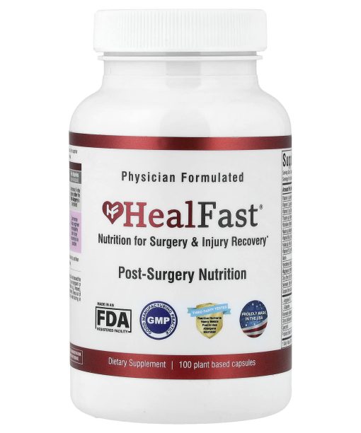 HealFast, Post-Surgery Nutrition, 100 Plant Based Capsules