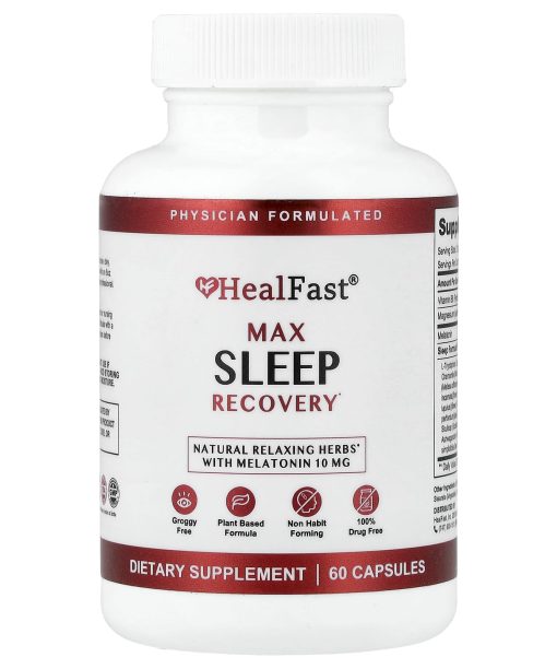 HealFast, Max Sleep Recovery, 60 Capsules