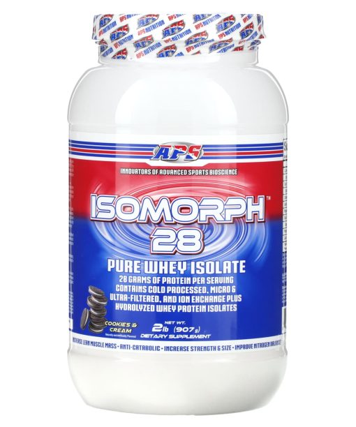 APS, Isomorph 28, Pure Whey Isolate, Cookies & Cream, 2 lb (907 g)