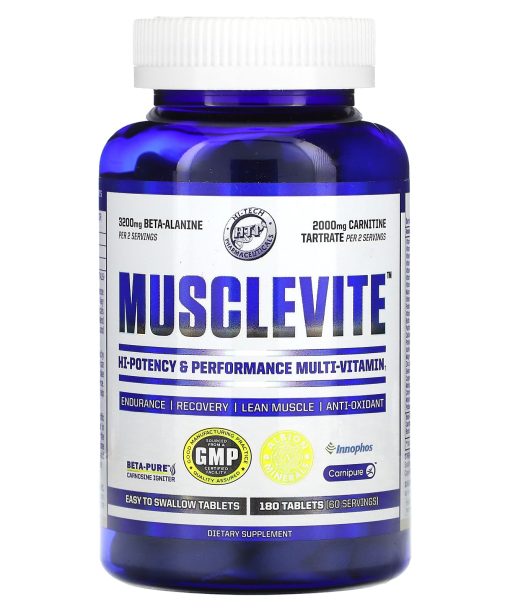 Hi Tech Pharmaceuticals, Musclevite, Hi-Potency & Performance Multi-Vitamin, 180 Tablets