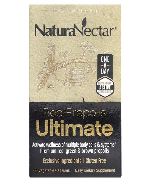 NaturaNectar, Bee Propolis Ultimate, 60 Vegetable Capsules