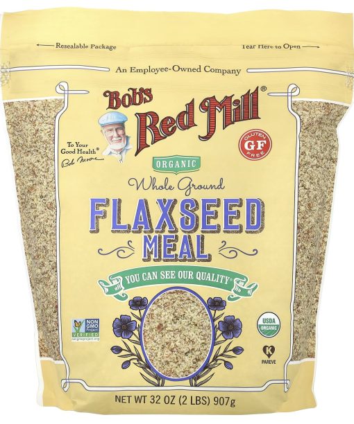 Bob's Red Mill, Organic Flaxseed Meal, Whole Ground, 32 oz (907 g)