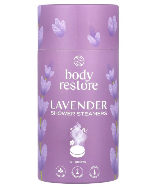 Body Restore, Shower Steamers, Lavender , 6 Tablets, 5.3 oz