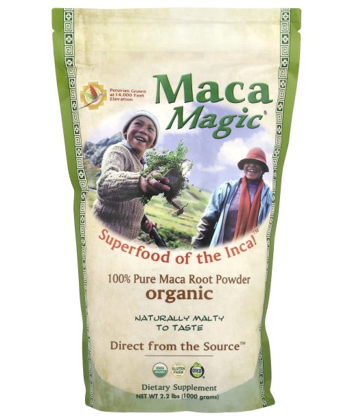 Maca Magic, Organic 100% Pure Maca Root Powder, 2.2 lbs (1,000 g)