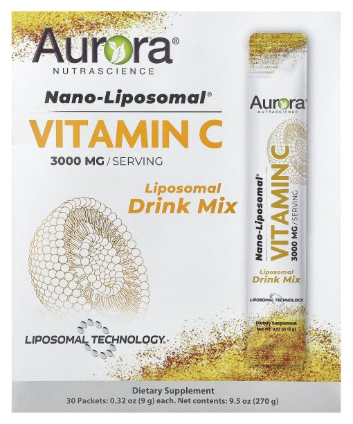 Aurora Nutrascience, Nano-Liposomal® Vitamin C, 30 Packets, 0.32 oz (9 g) Each