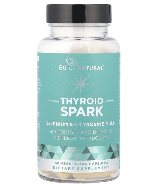 Eu Natural, Thyroid Spark, Selenium & L-Tyrosine Multi, 60 Vegetarian Capsules