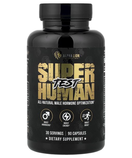 ALPHA LION, SuperHuman Test, 90 Capsules