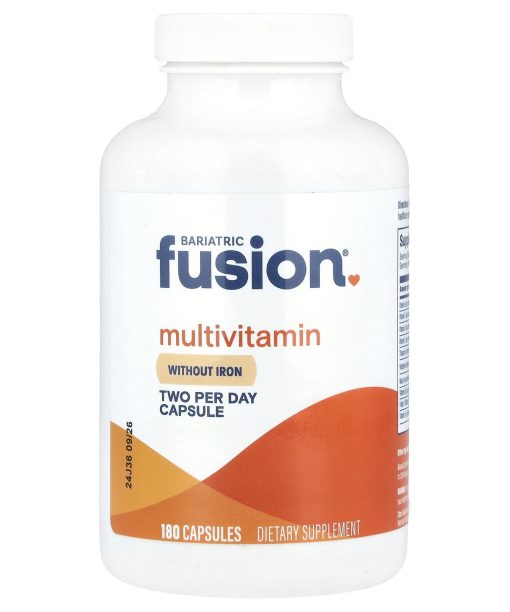 Bariatric Fusion, Multivitamin Without Iron, 180 Capsules