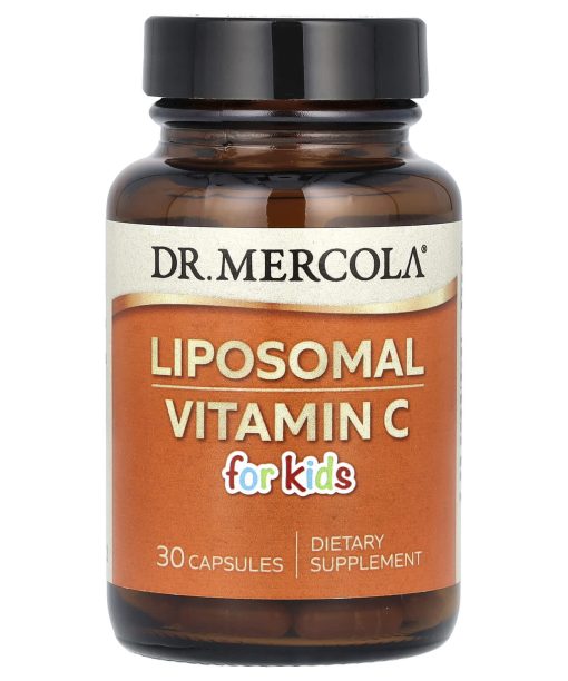 Dr. Mercola, Liposomal Vitamin C for Kids, 30 Capsules (125 mg per Capsule)