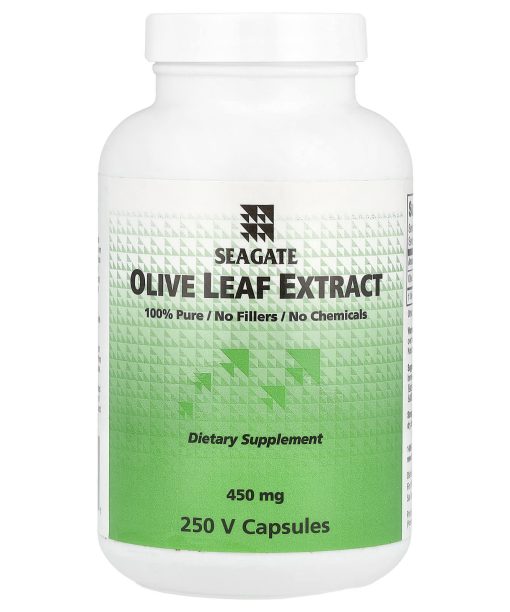 Seagate, Olive Leaf Extract, 450 mg, 250 V Capsules