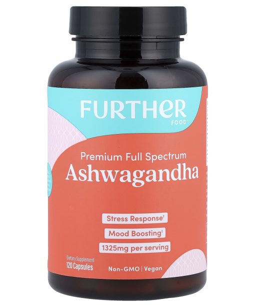 Further Food, Ashwagandha, Premium Full Spectrum, 120 Capsules