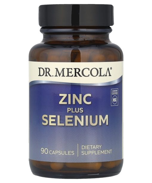 Dr. Mercola, Zinc Plus Selenium, 90 Capsules