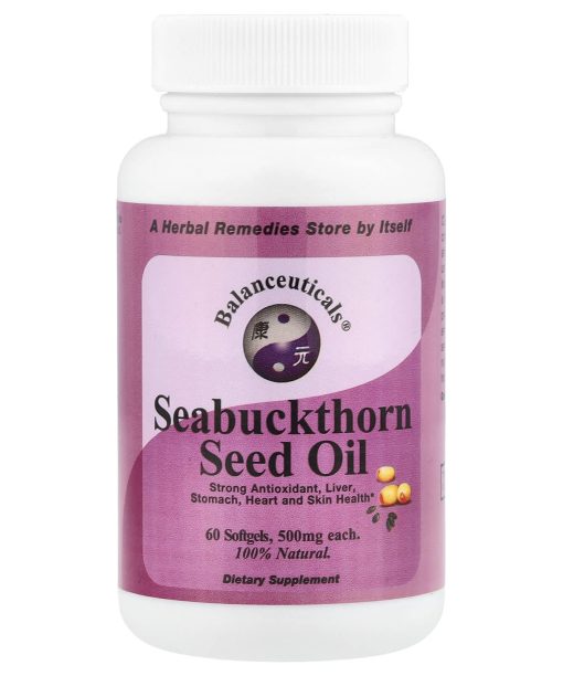 Balanceuticals, Seabuckthorn Seed Oil, 60 Softgels