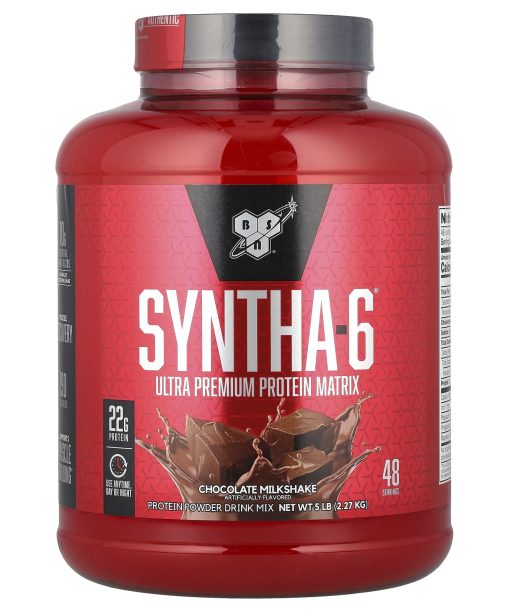 BSN, Syntha-6®, Ultra Premium Protein Matrix, Chocolate Milkshake, 5 lb (2.27 kg)