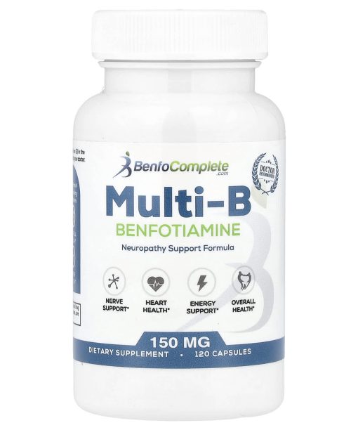 Benfotiamine Inc., Multi-B Benfotiamine Neuropathy Support Formula, 120 Capsules