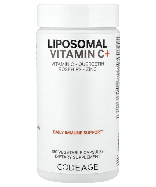 Codeage, Liposomal Vitamin C+, 180 Vegetable Capsules