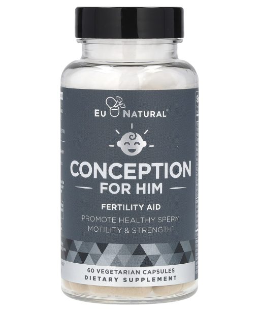 Eu Natural, Conception for Him, Fertility Aid, 60 Vegetarian Capsules