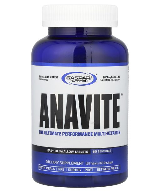 Gaspari Nutrition, ANAVITE®, The Ultimate Performance Multi-Vitamin, 180 Tablets