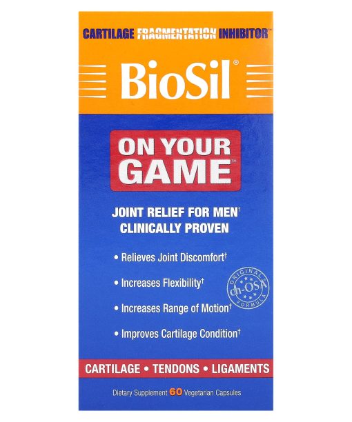 Biosil, On Your Game, 60 Vegetarian Capsules