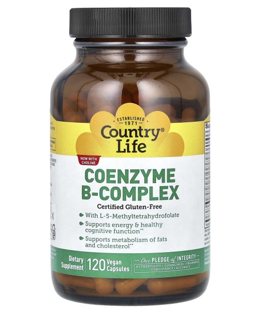 Country Life, Coenzyme B-Complex, 120 Vegan Capsules