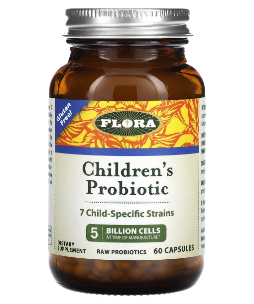 Flora, Children's Probiotic, 60 Capsules