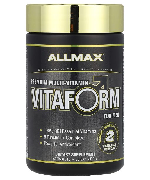 ALLMAX, VITAFORM™, Premium Multi-Vitamin For Men, 60 Tablets