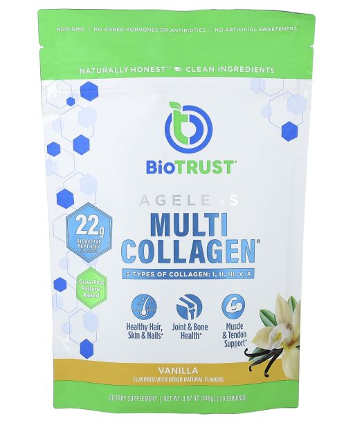 BioTRUST, Ageless Multi Collagen®, Vanilla, 8.67 oz (246 g)