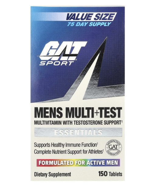 GAT, Mens Multi + Test, 150 Tablets