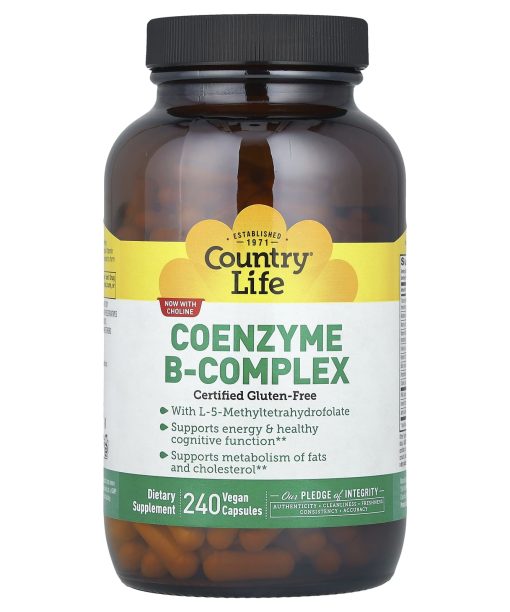 Country Life, Coenzyme B-Complex, 240 Vegan Capsules