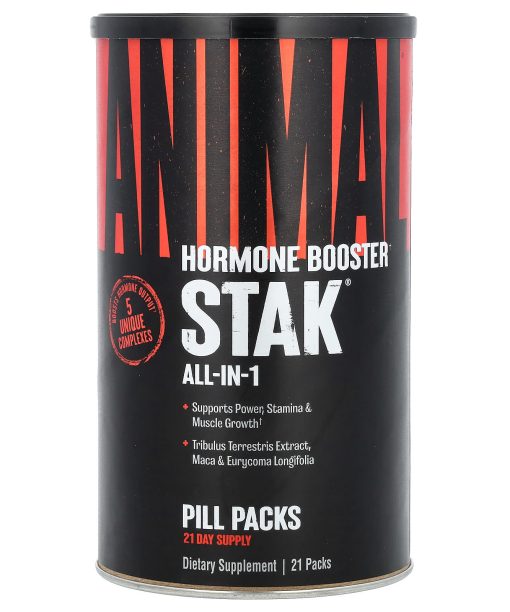 Animal, Stak, Hormone Booster, All-In-1 Pill Packs, 21 Packs