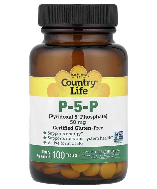 Country Life, P-5-P, 100 Tablets