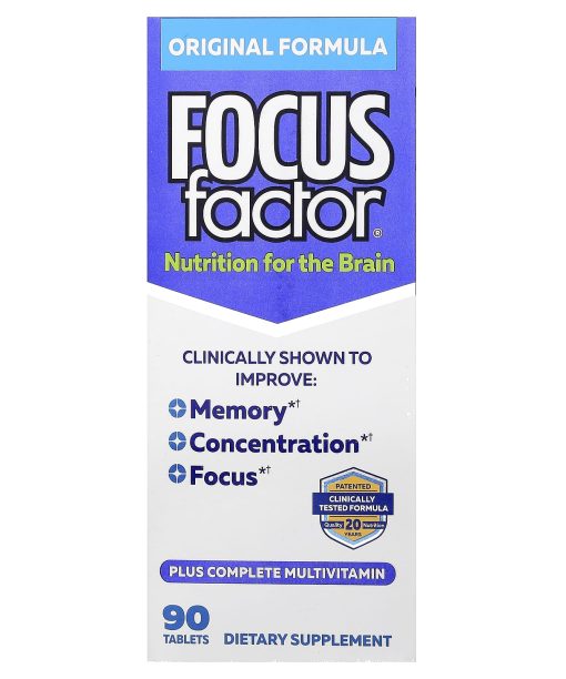 Focus Factor, Nutrition For The Brain, Original Formula, 90 Tablets