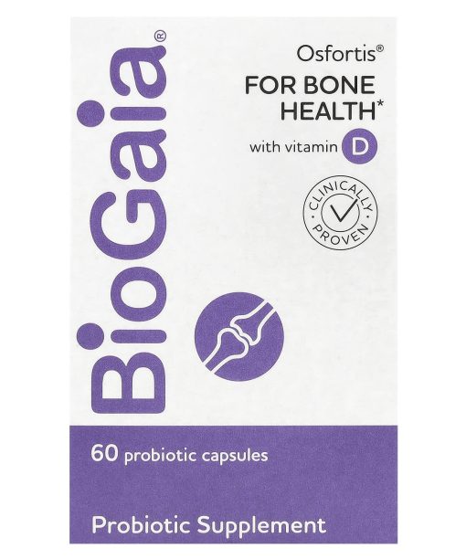 BioGaia, Osfortis with Vitamin D, 60 Probiotic Capsules