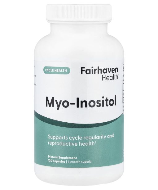 Fairhaven Health, Myo-Inositol, 120 Capsules (500 mg per Capsule)