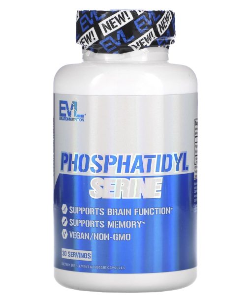 EVLution Nutrition, Phosphatidyl Serine, 60 Veggie Capsules (150 mg per Capsule)