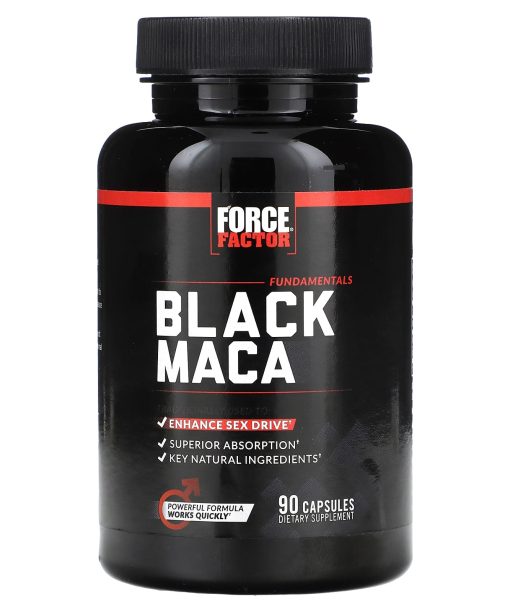 Force Factor, Fundamentals, Black Maca, 90 Capsules