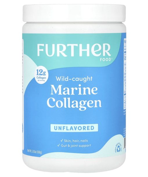Further Food, Wild-Caught Marine Collagen, Unflavored, 5.93 oz (168 g)