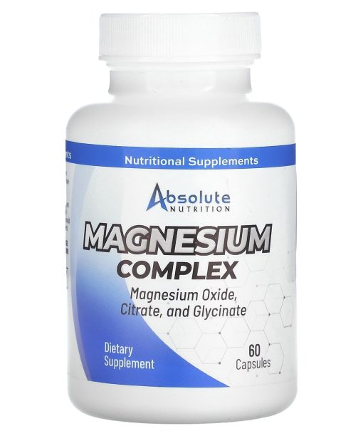 Absolute Nutrition, Magnesium Complex, 60 Capsules (250 mg per Capsule)