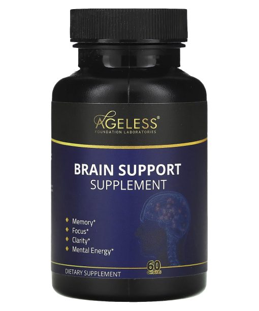 Ageless Foundation Laboratories, Brain Support Supplement, 60 Capsules