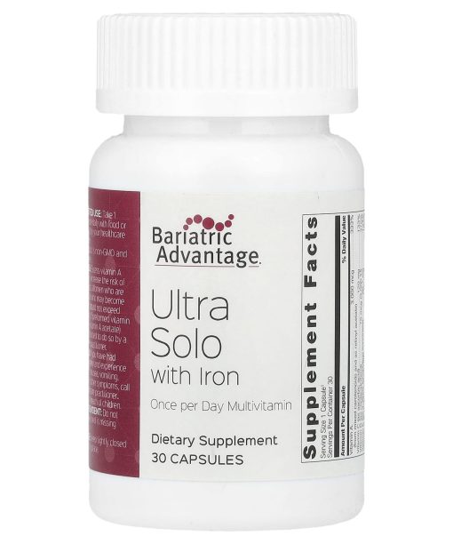 Bariatric Advantage, Ultra Solo with Iron, 30 Capsules